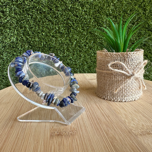 Harmony Sodalite Chip Bracelet