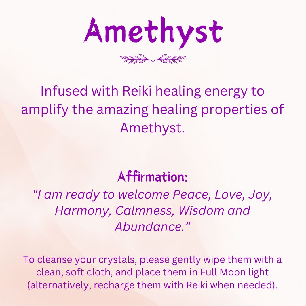 Amethyst Heart: Serenity and Balance