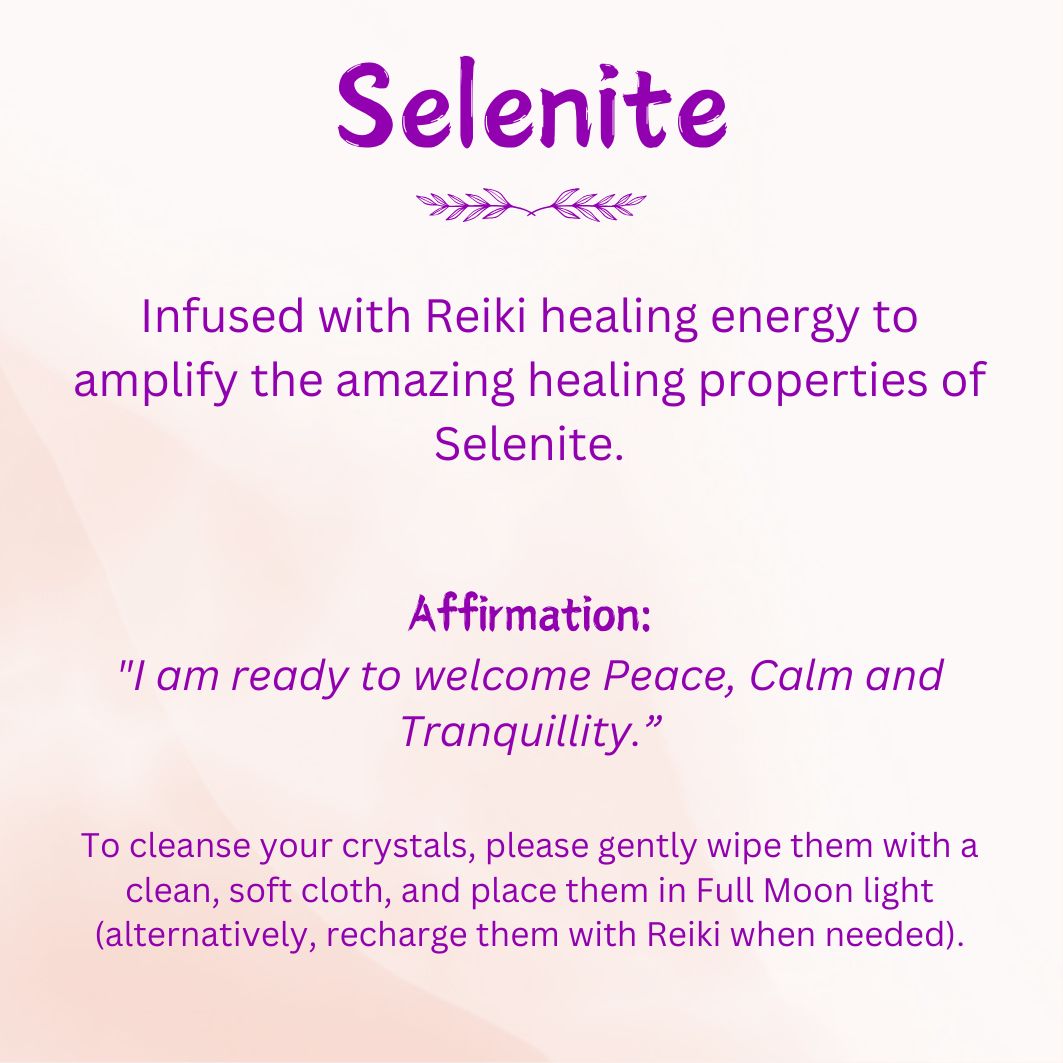 Celestial Selenite Tower