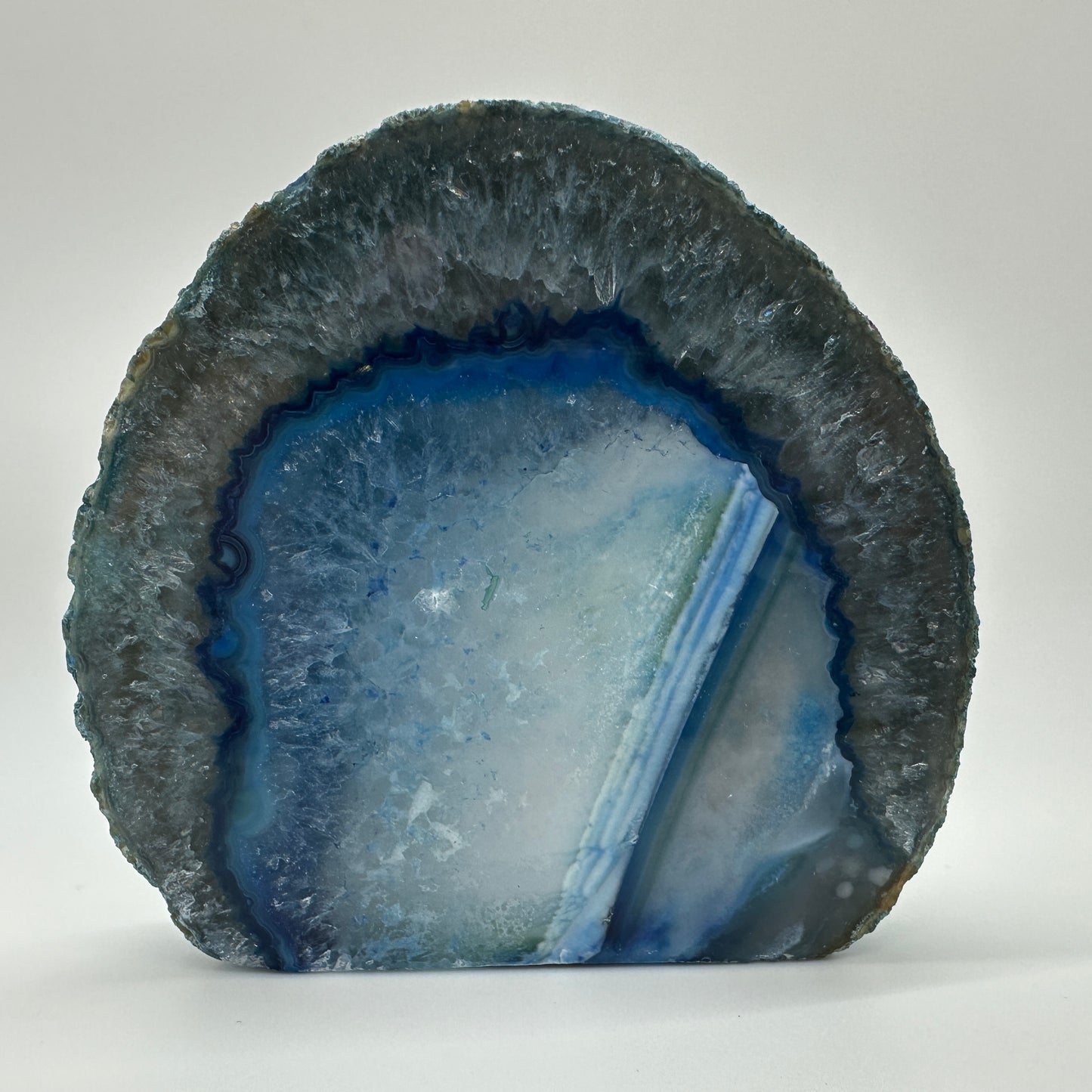 Agate Ends - Blue (Reiki charged)