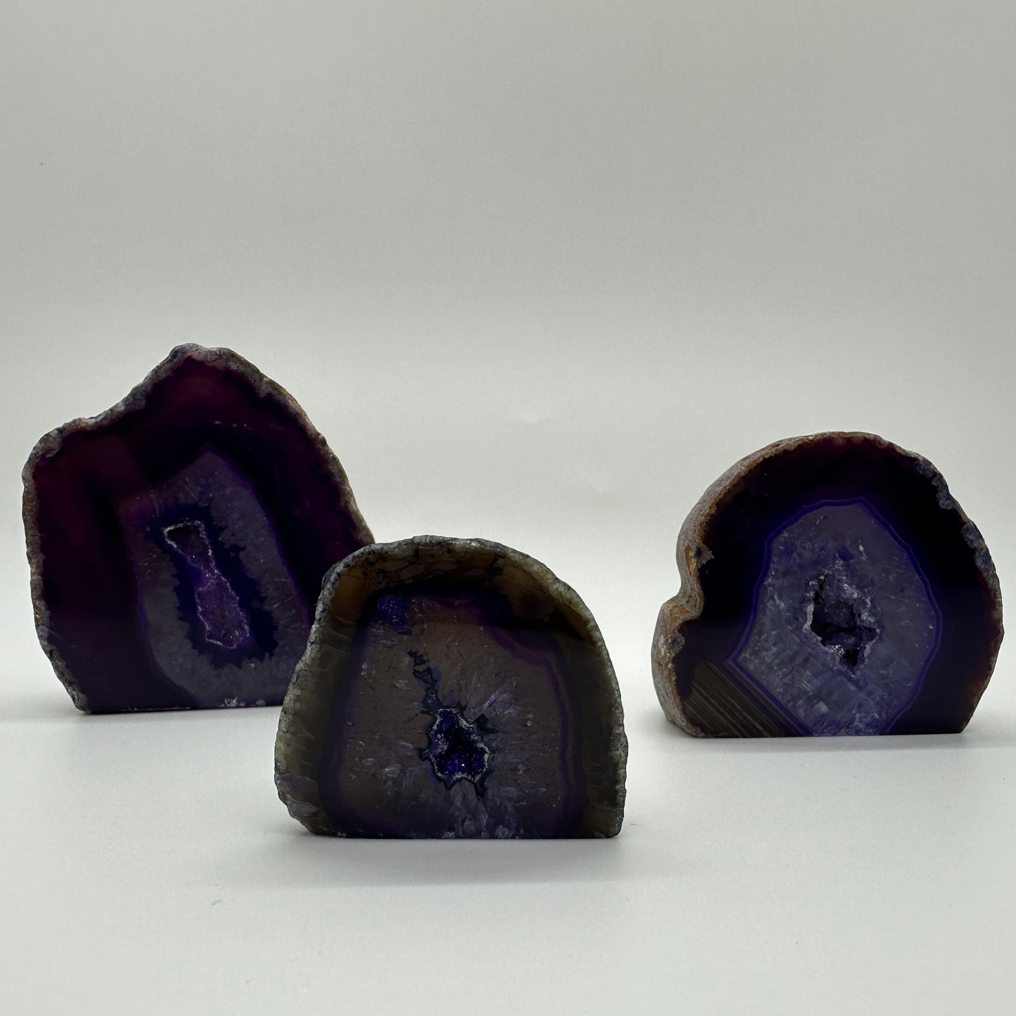 Enchanting Purple Agate Geodes