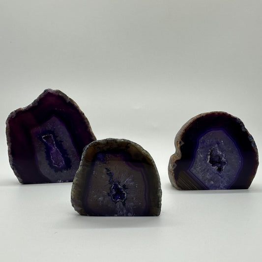 Agate Geodes - Purple