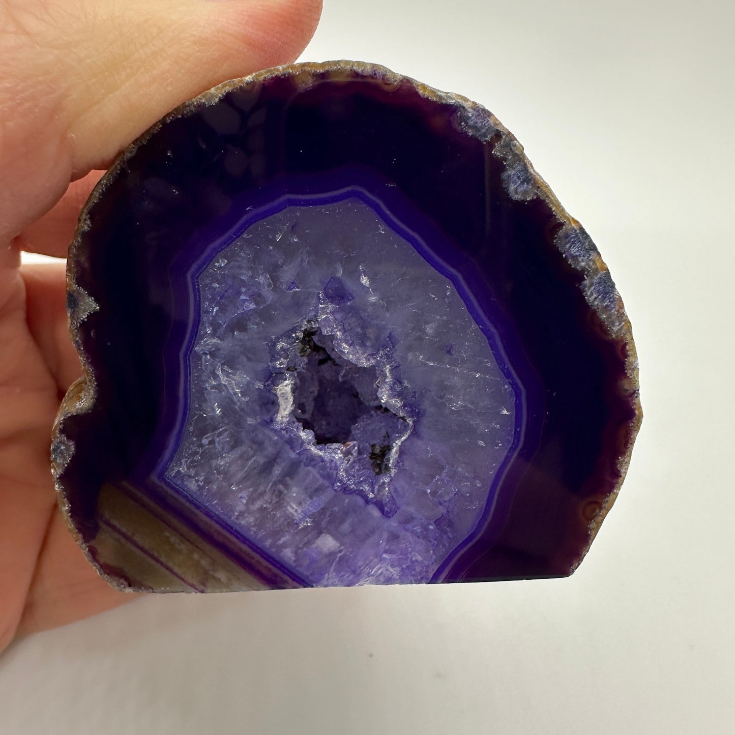 Enchanting Purple Agate Geodes