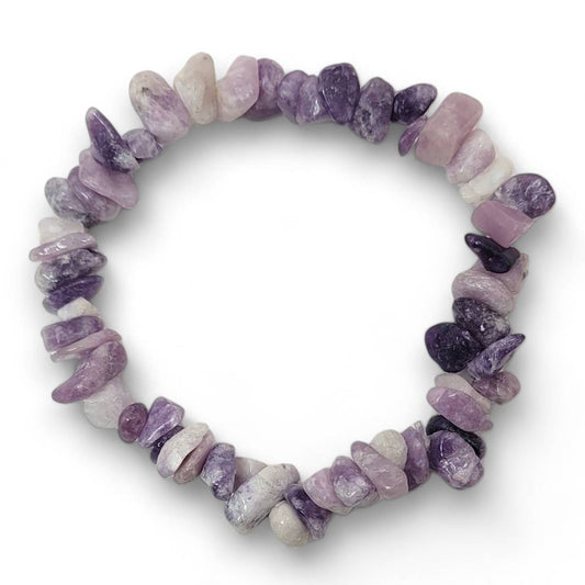 Lepidolite Chip Bracelet (Reiki charged)