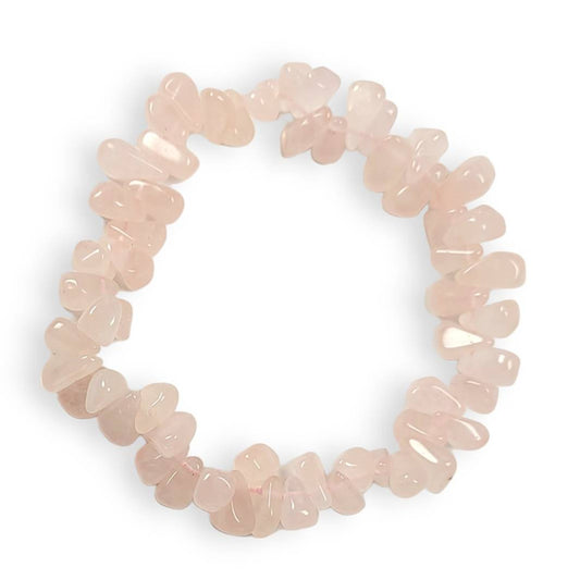 Rose Quartz Raindrop Bracelet (Reiki charged)